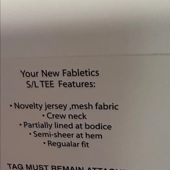 Fabletics White Textured Tank Top Women’s size large NWT - Picture 6 of 8